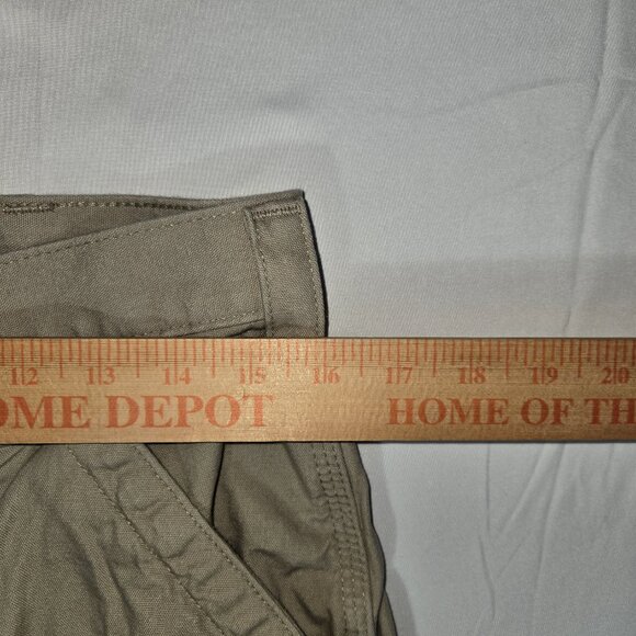 Carhartt Loose Fit Canvas Utility Work Shorts Mens 32 B147 Carpenter Baggy Tan - Picture 6 of 8